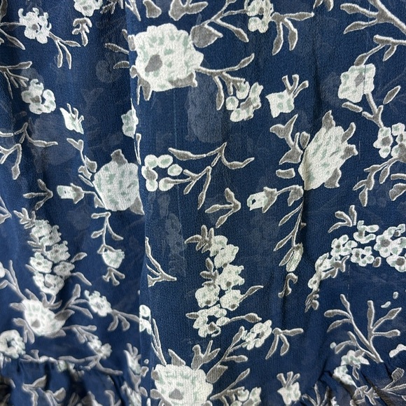 Ulla Johnson Rosine 100% Silk Sheer Blouse Top In Azure Blue size 0 - Picture 12 of 15